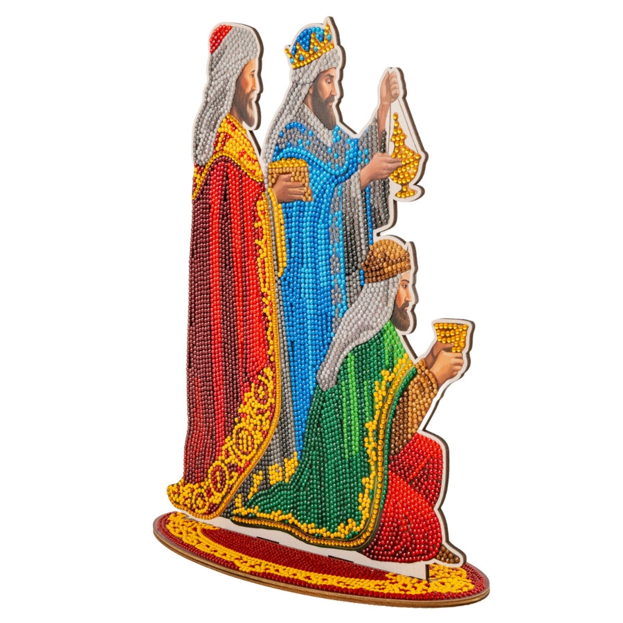 Three Wise Men Crystal Art Wooden Decoration Kit