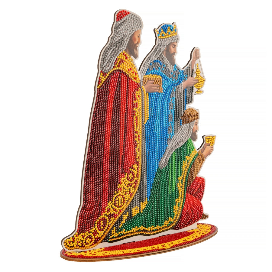 Three Wise Men Crystal Art Wooden Decoration Kit
