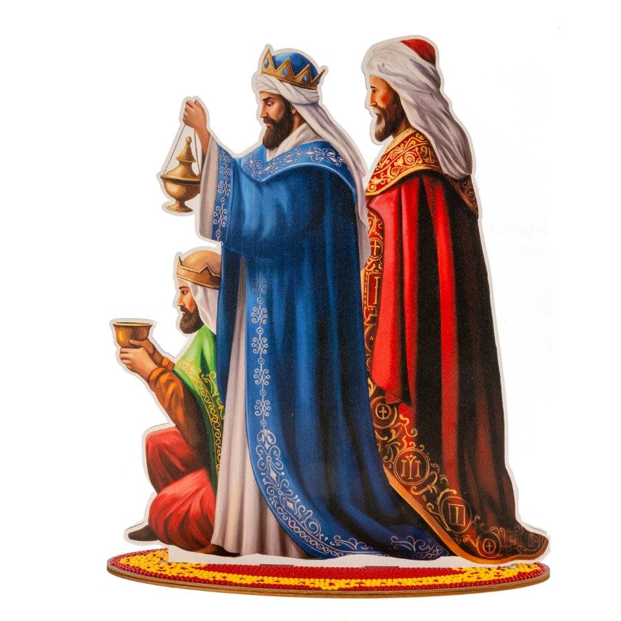 Three Wise Men Crystal Art Wooden Decoration Kit