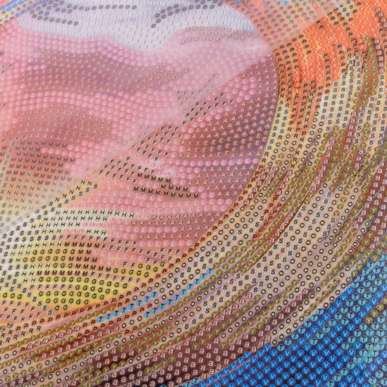 “Tidal Wave” Crystal Art Canvas 30x30cm Before