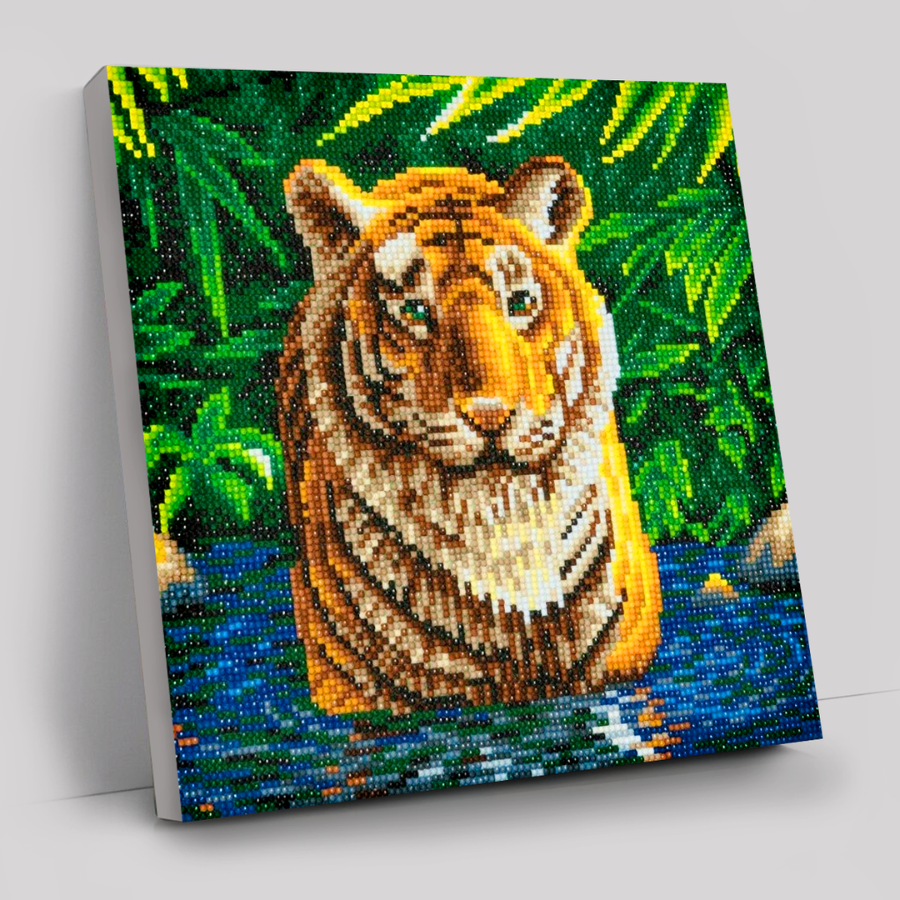 CAK-A74: "Tiger Pool" 30 x 30cm (Medium)