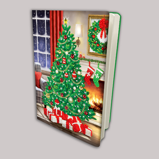 CANJ-12: "Twinkling Tree"  Crystal Art Notebook