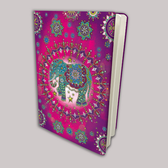 CANJ-15: "Elephant Fantasy" Crystal Art Notebook