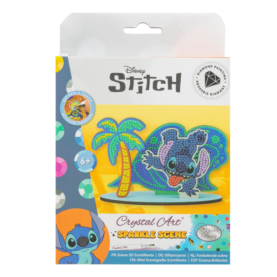 Wave Stitch Crystal Art Disney Sparkle Scene 7