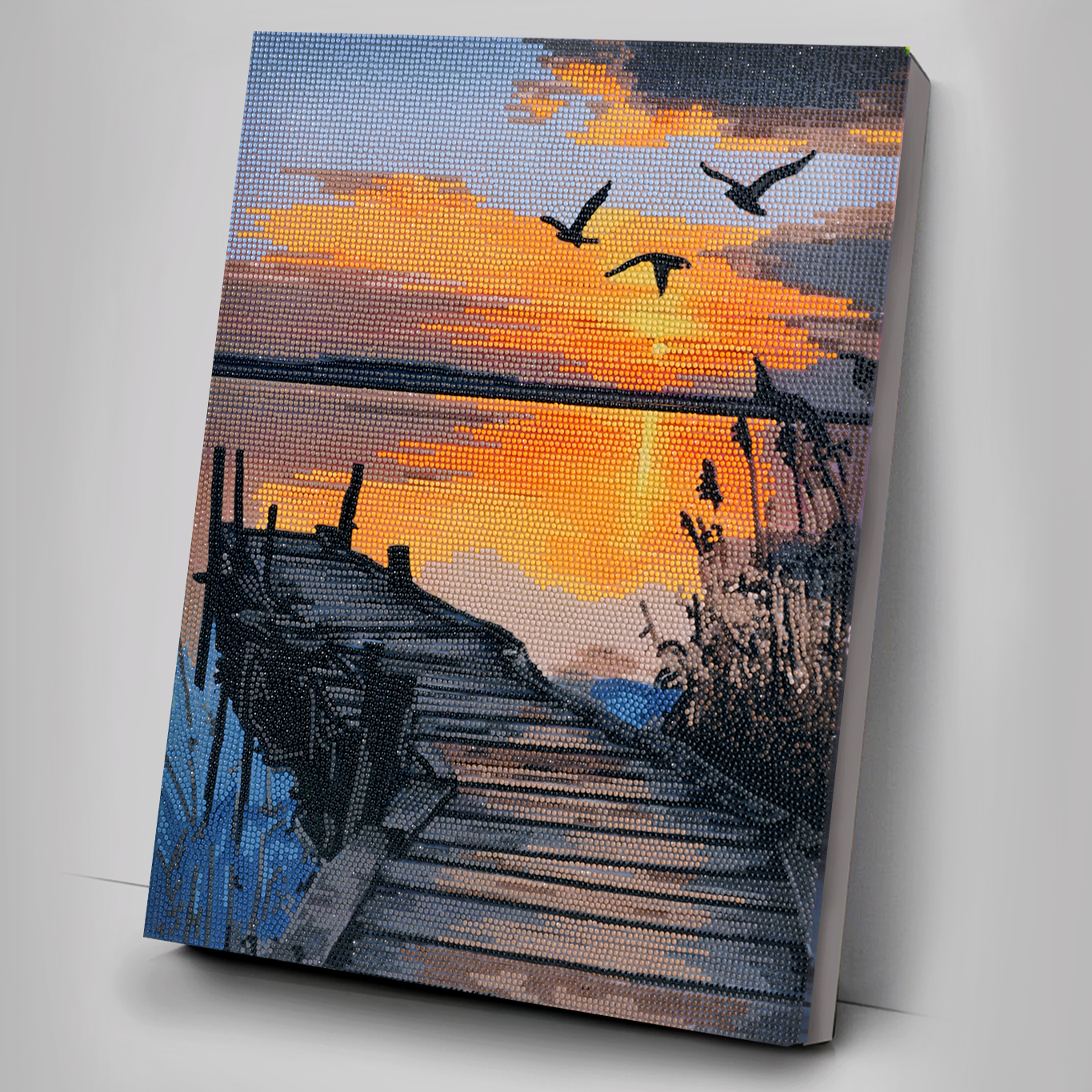 Whispers of Dusk Crystal Art Canvas Kit 40x50cm