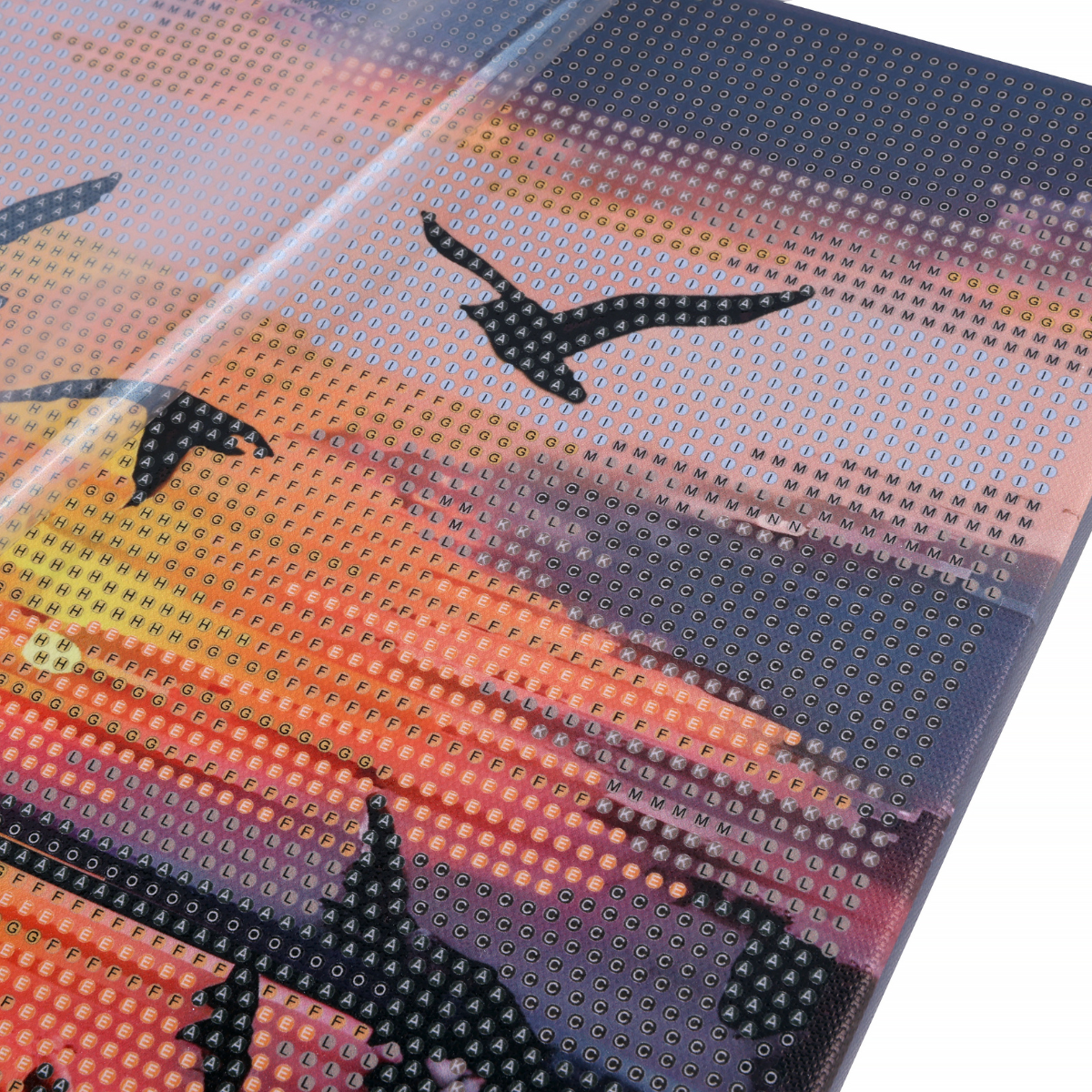 Whispers of Dusk Crystal Art Canvas Kit before