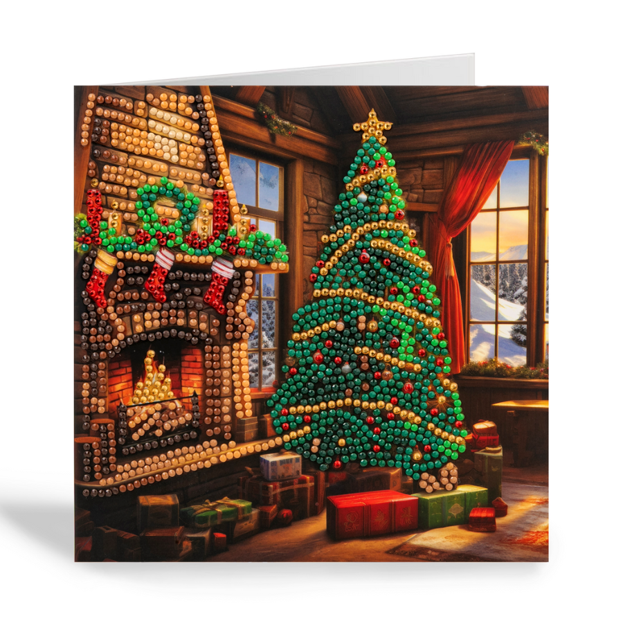 Winter Warmth Crystal Art Card 18x18 complete2