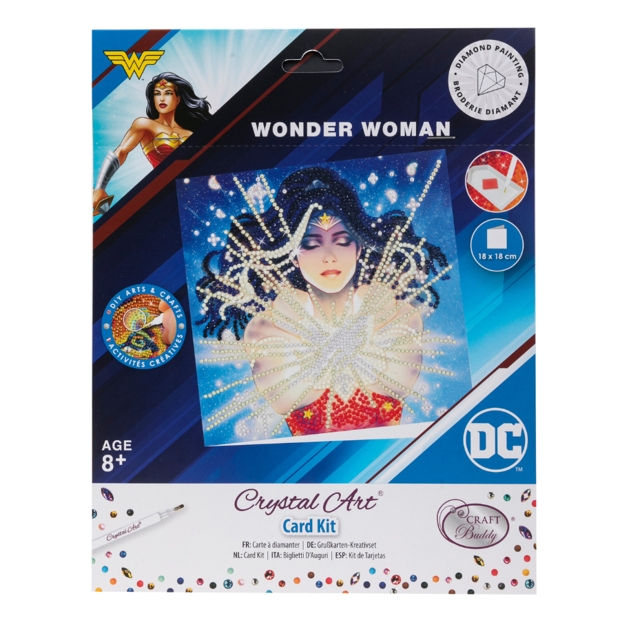 "Wonder Women" DC Comics Crystal Art Card Front Packaging