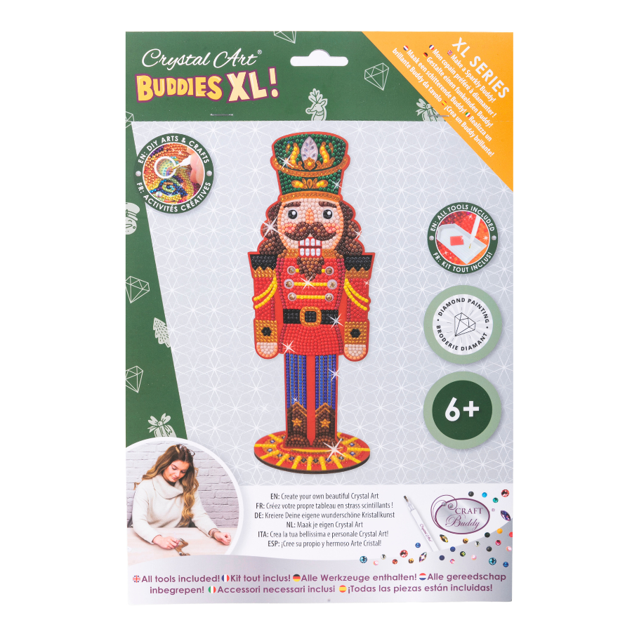 XL Buddy Crystal Art Nutcracker pack 