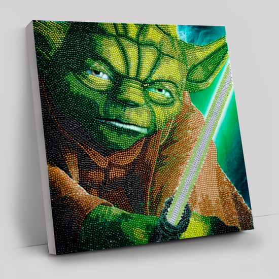 CAK-SWS703M: Yoda 30x30cm Crystal Art Kit