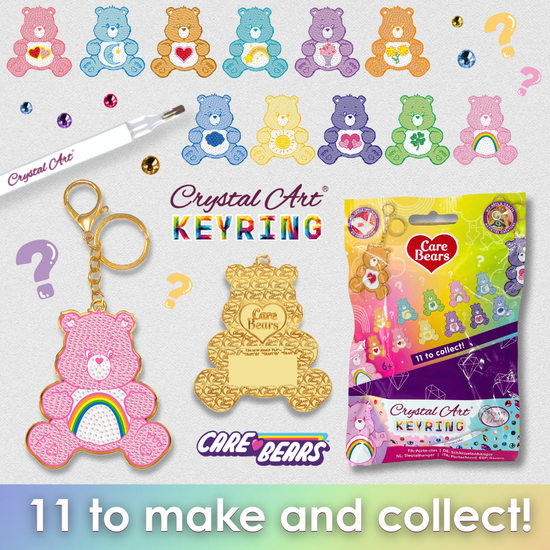Care Bears Crystal Art Keyring - Blind Bag