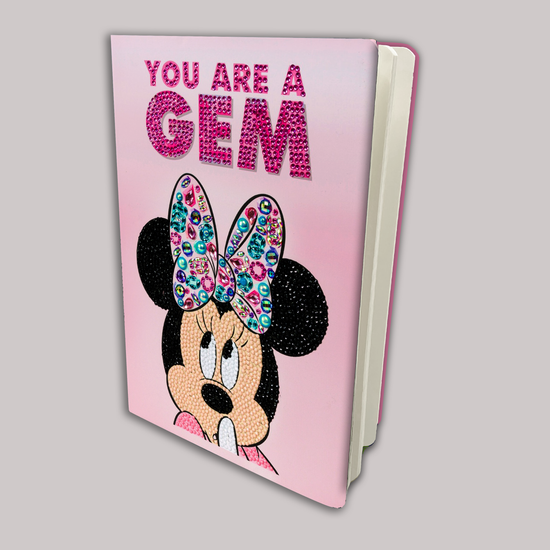 CANJ-DNY602: Classic Minnie, Crystal Art Notebook