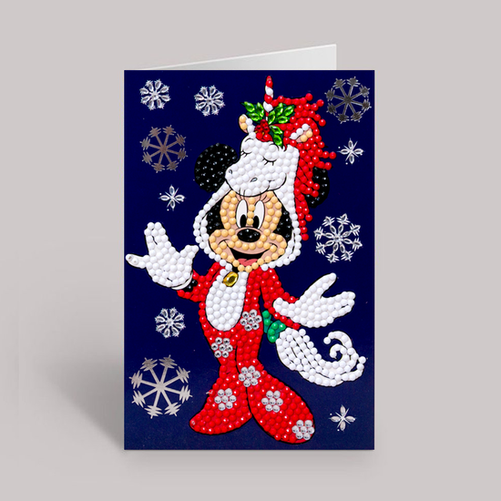 CCK-10x15DNY02: Festive Minnie 10x15cm card