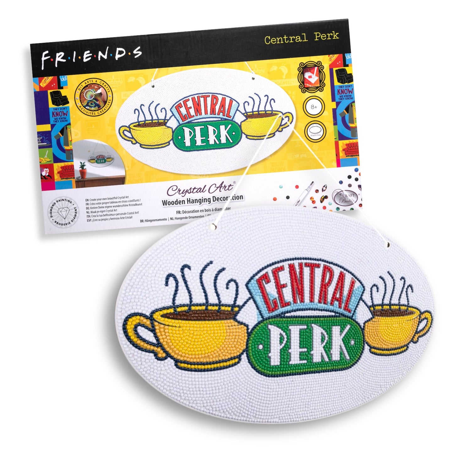 Central Perk Wooden Hanging Decoration
