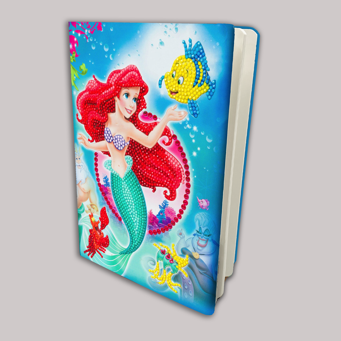 CANJ-DNY601: The Little Mermaid, Crystal Art Notebook