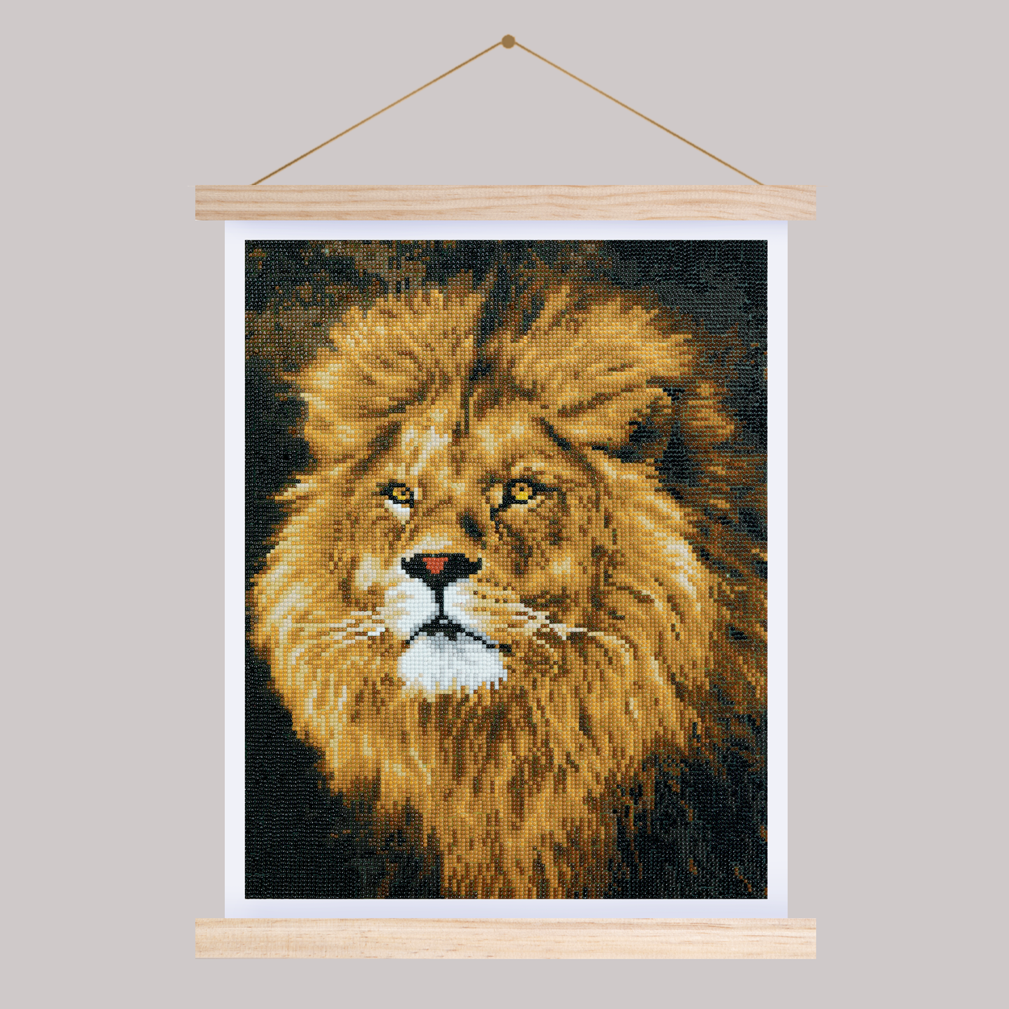 majestic mane crystal art scroll