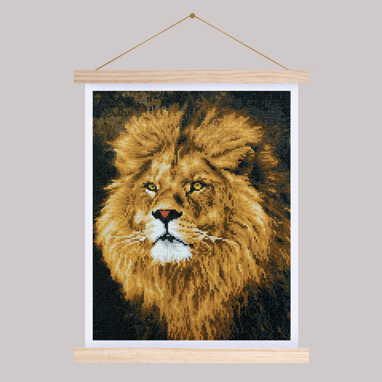 majestic mane crystal art scroll