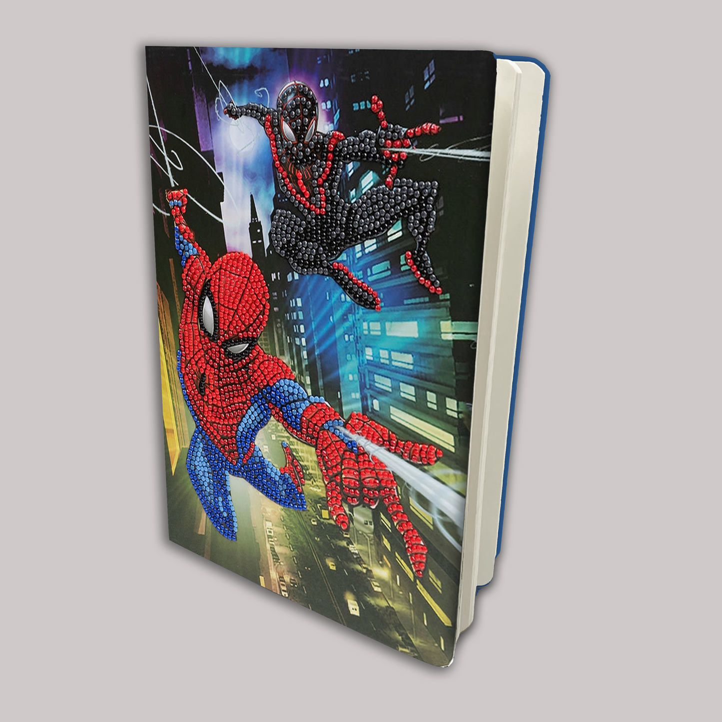 CANJ-MCU921: Spiderman Crystal Art Notebook 18x26cm