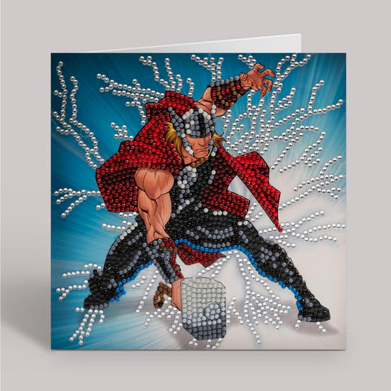 CCK-MCU906: Thor 18x18cm Crystal Art Card