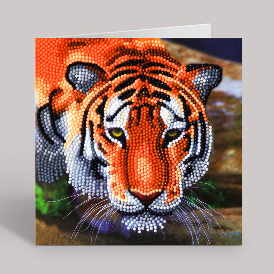 CCK-A40 "Tiger" Crystal Art Card Kit