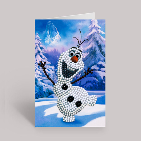 CCK-10x15DNY06: Winter Olaf 10x15cm card