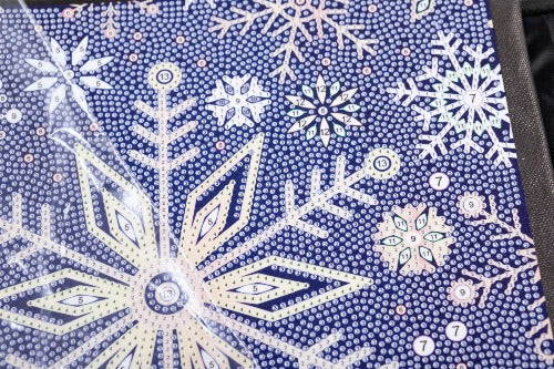 Crystal Art Folding Storage Box - Snowflake Burst