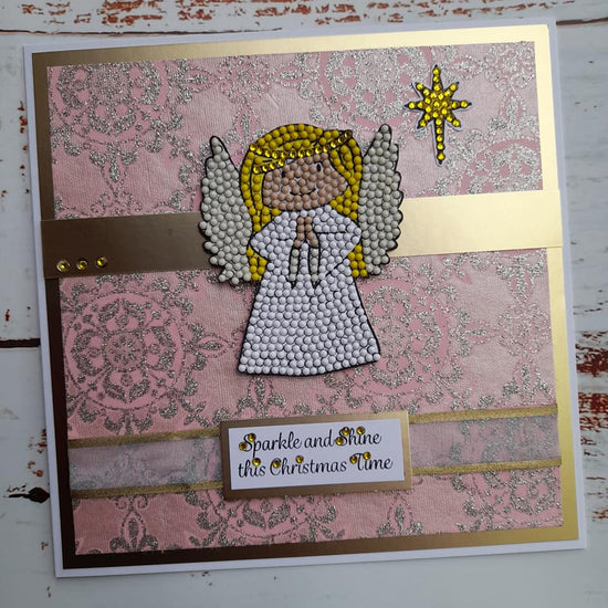 CCST30: Craft Buddy Crystal Art Angel Blessings A6 Stamp Set