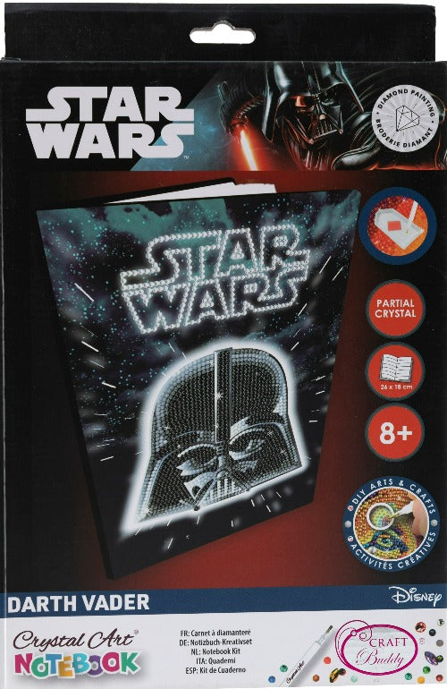 Darth Vader Crystal Art Notebook - Front Packaging