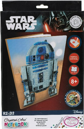 R2-D2 Crystal Art Notebook - Front Packaging