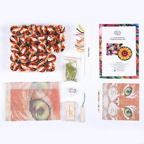 Craft Buddy Latch Hook Rug Kit 53.5*53.5cm LH03-CATBR