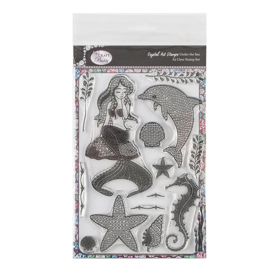 CCST9 - Craft Buddy Crystal Art Stamp Sets - Under the Sea
