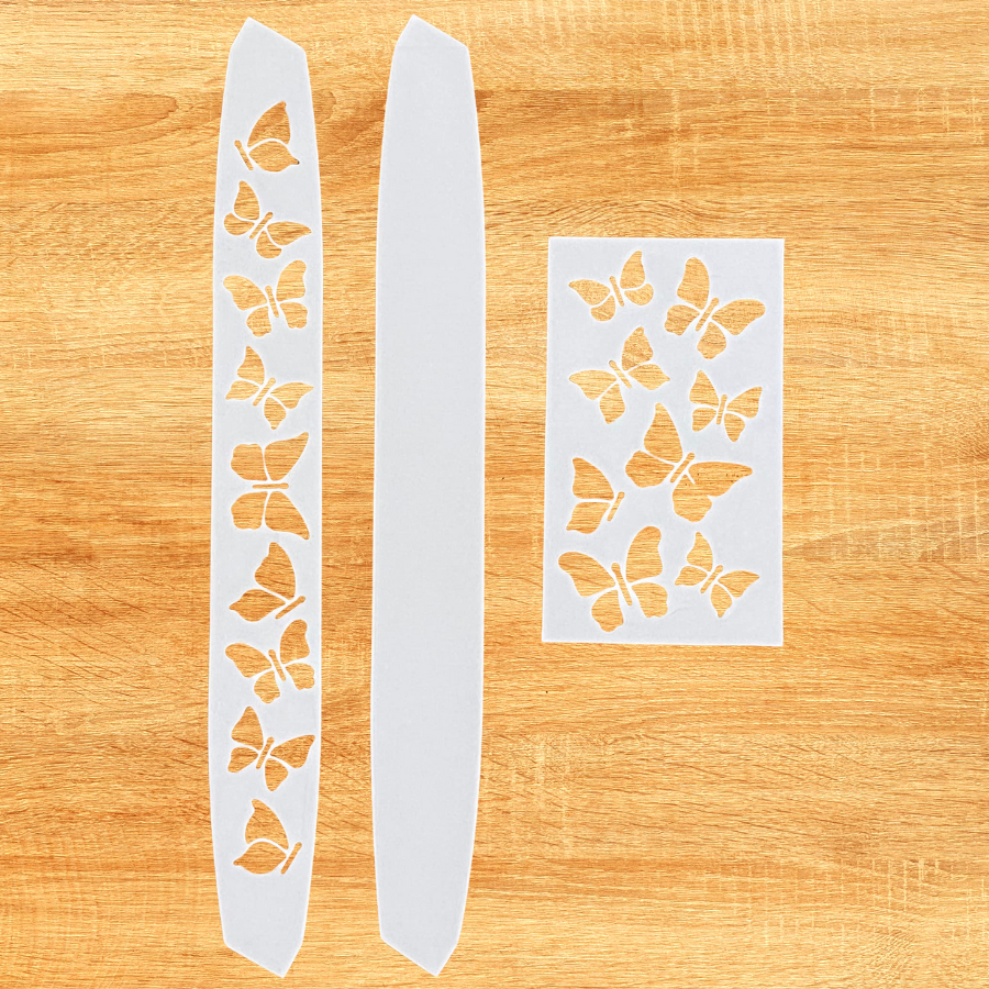 "Beautiful Butterflies" Decorative Paper Lantern Panels Die Set Flat