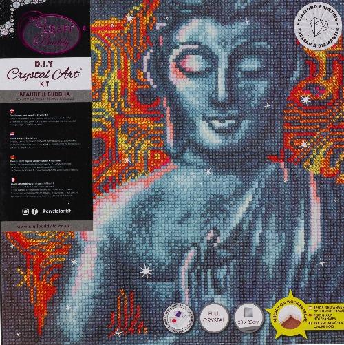 CAK-A144M: "Beautiful Buddha" 30x30cm Crystal Art Kit