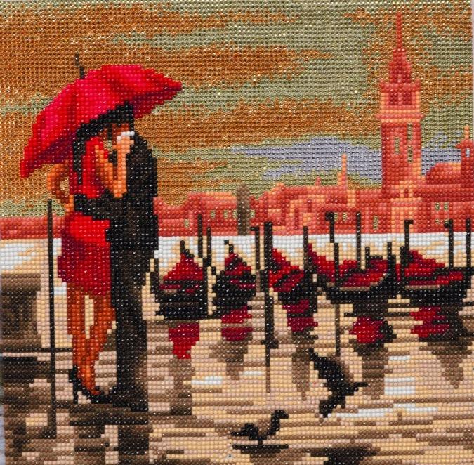 CAK-A145M: "Meet Me In Venice" 30x30cm Crystal Art Kit