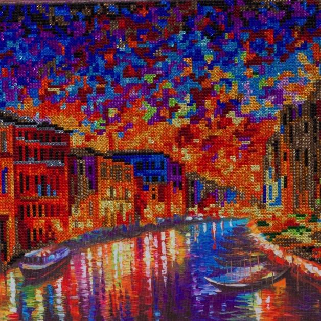 CAK-A148M: "Grand Canal Venice" 30x30cm Crystal Art Kit