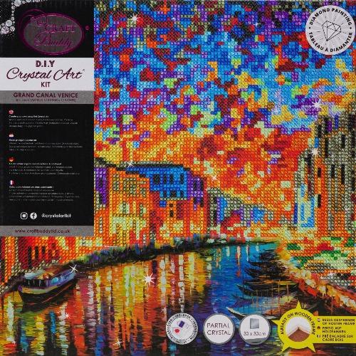 CAK-A148M: "Grand Canal Venice" 30x30cm Crystal Art Kit