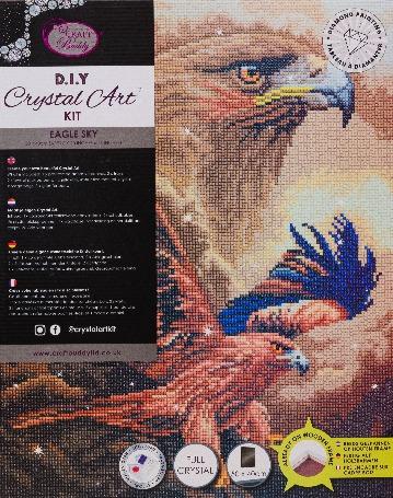 CAK-A152L "Eagle Sky" 40x50cm Crystal Art Kit