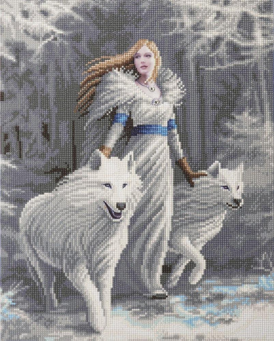 CAK-AST8: "Winter Guardians" 40 x 50cm (Large) - Anne Stokes