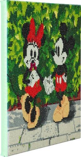 CAK-DNY703M: Minnie and Mickey, 30x30cm Crystal Art Kit