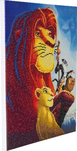 CAK-DNY704L: The Lion King Medley, 40x50cm Crystal Art Kit