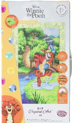 CAK-DNY950TT -  "Pooh and Friends" Crystal Art Triptych