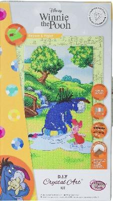 CAK-DNY950TT -  "Pooh and Friends" Crystal Art Triptych