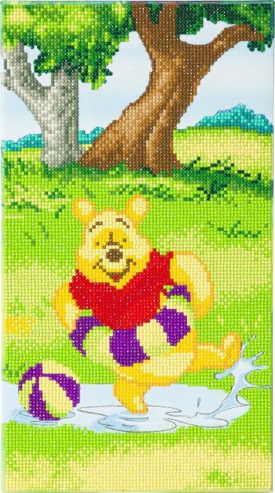 CAK-DNY950TT -  "Pooh and Friends" Crystal Art Triptych