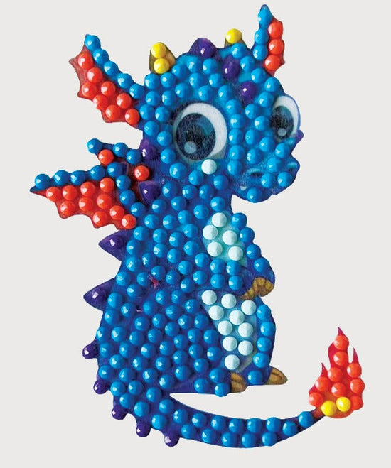 Cute Dinosaur Crystal Art Motif