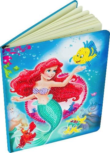 CANJ-DNY601: The Little Mermaid, Crystal Art Notebook