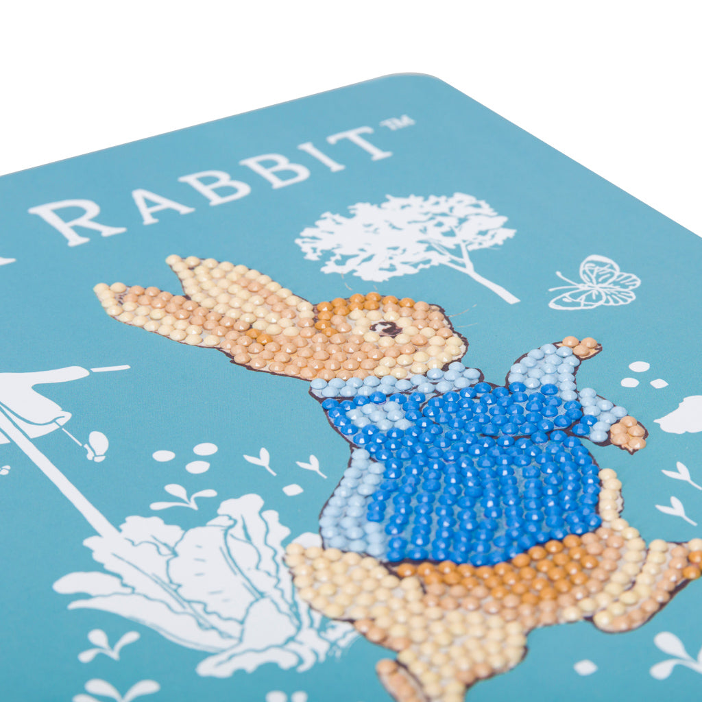 CANJ-PRBT01: Peter Rabbit Crystal Art Notebook 18x26cm