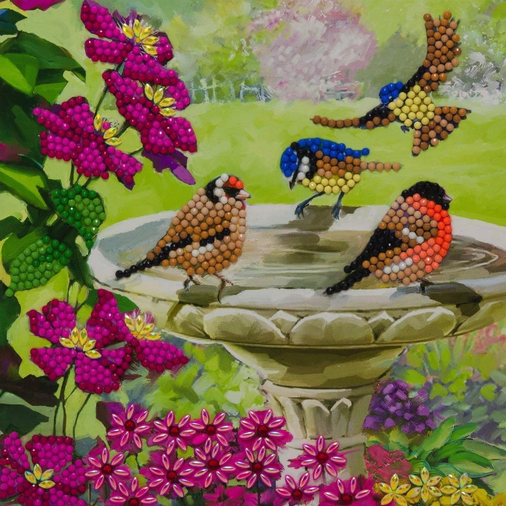 CCK-A50 "Birds" Crystal Art Card Kit