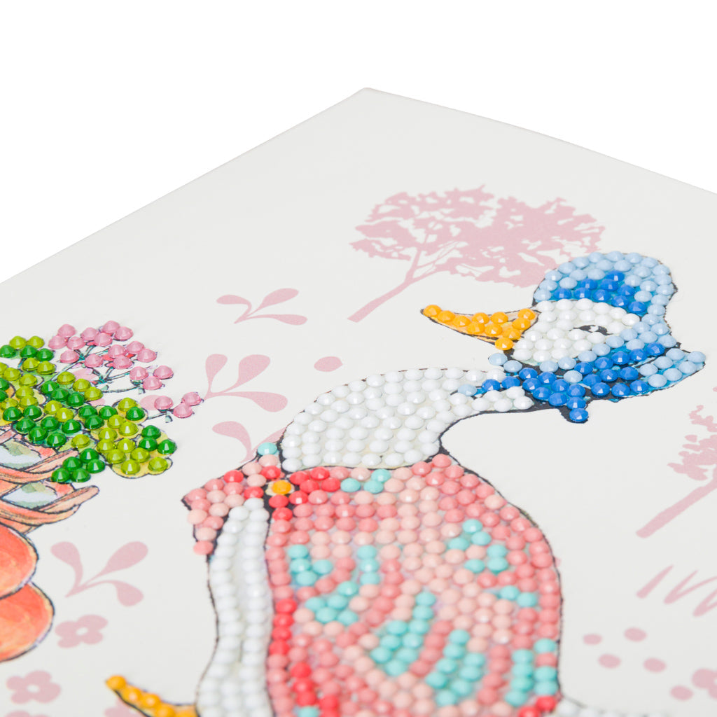 CCK-PRBT01: Jemima Puddle-Duck 18x18cm Crystal Art Card