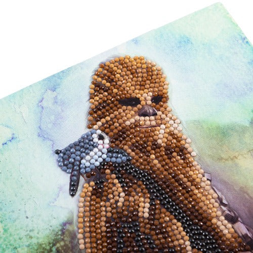 Chewbacca 18x18cm Crystal Art Card - Close Up