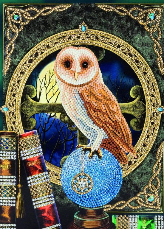 CCKXL-1 "Spell Keeper Owl" Giant Crystal Art Card Kit